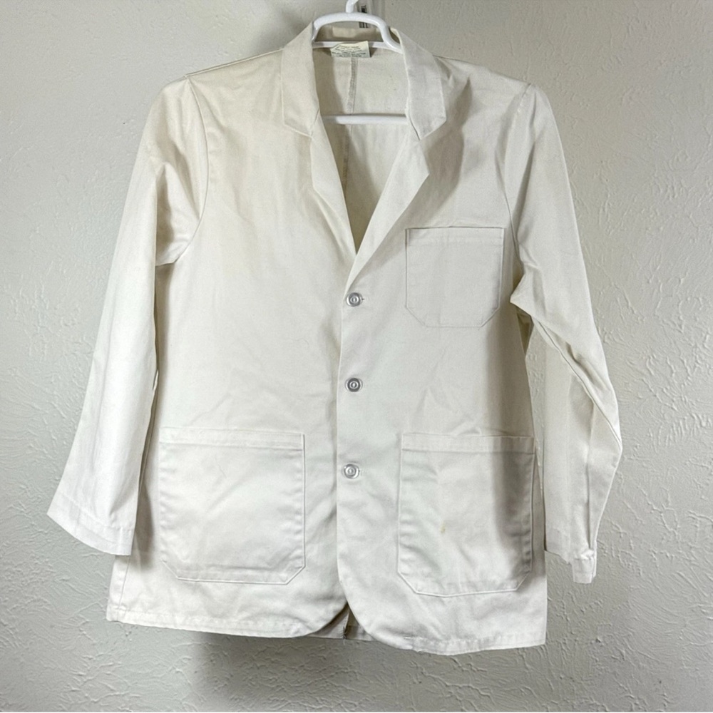 Landau Unisex Lab Coat‎ White Jacket
